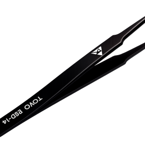 PINZA DE PRECISIÓN ESD-14 DE 12 CM PARA MANIPULACIÓN DE PESAS PATRÓN